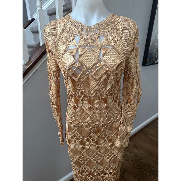 Zimmermann Kaleidoscope Macrame Maxi Dress Size 0 - Picture 10 of 11